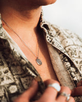 Cerchio - młotkowany naszyjnik (srebrny)