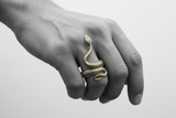 Serpente - Slange ring (Guld)
